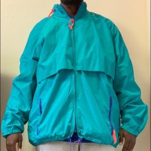 Vintage Woolrich sea jade windbreaker men’s XL